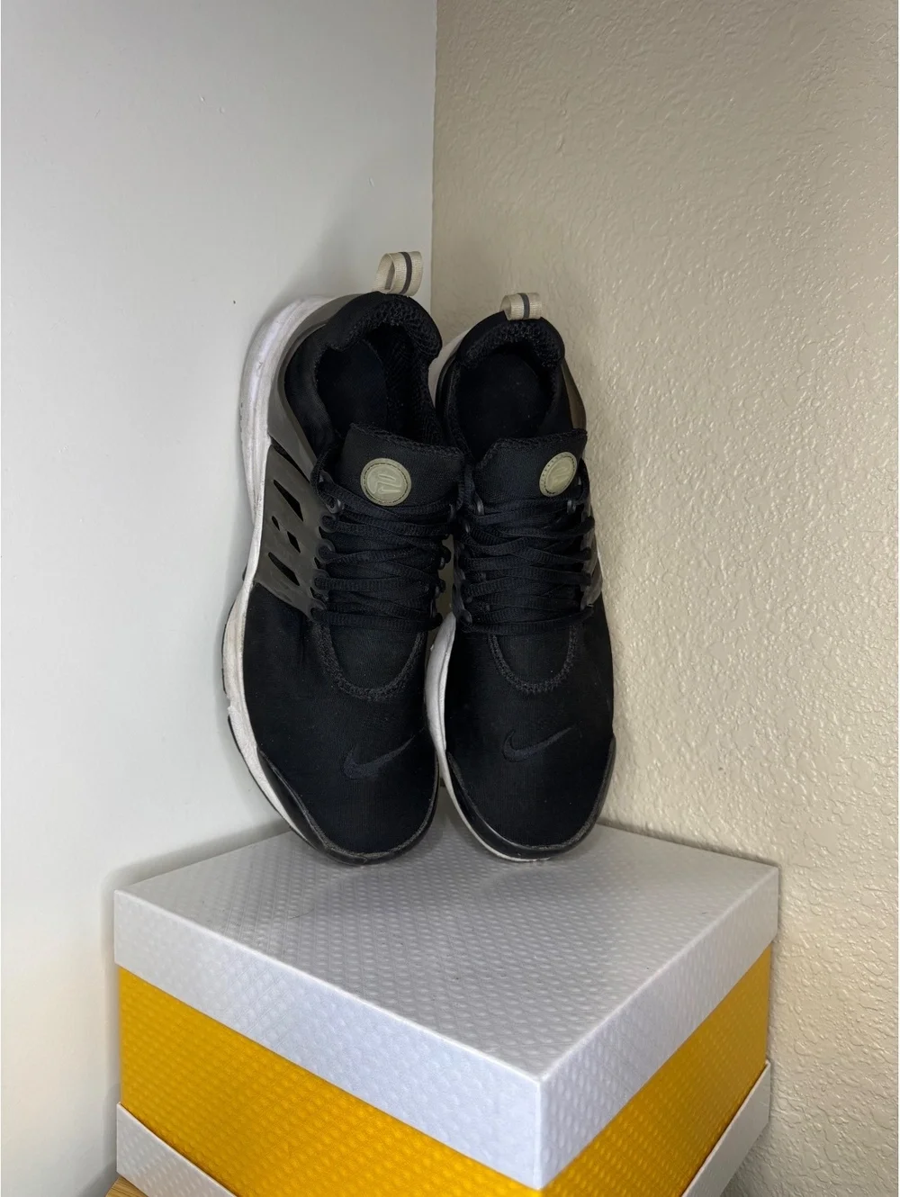 Nike Air Presto Triple Black Running Shoes Men’s Size 11 Preowned Sneakers